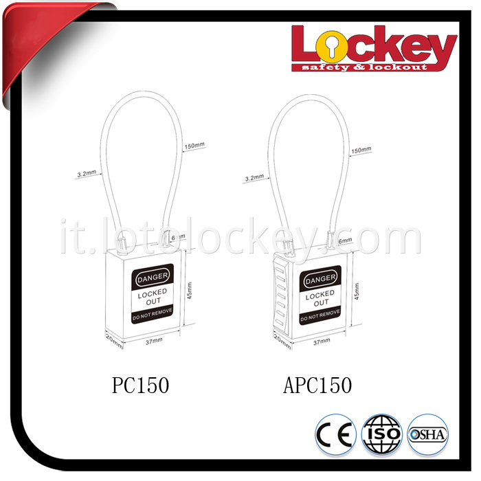 Safety Cable Padlock